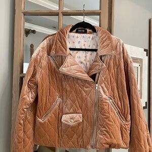 LEIGHTON QUILTED MOTO JACKET (Large)